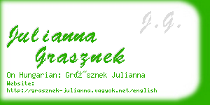 julianna grasznek business card